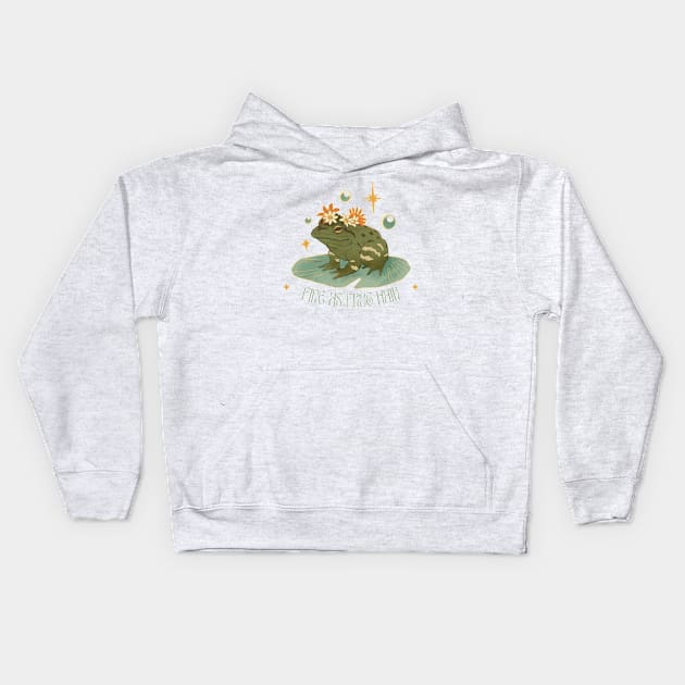 Fine As Frog Hair Kids Hoodie by The Tipsy Auntie